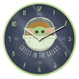 Pyramid Reloj de Pared Star Wars The Mandalorian Lo Más Bonito de la Galaxia