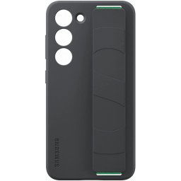 Samsung Silicone Grip Case Funda de Silicona con Agarre Negra para Galaxy S23
