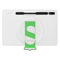 Samsung Strap Cover Funda de Silicona Blanca con Correa para Galaxy Tab S7/S8