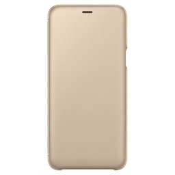 Samsung Wallet Cover Dorada para Samsung Galaxy A6 Plus
