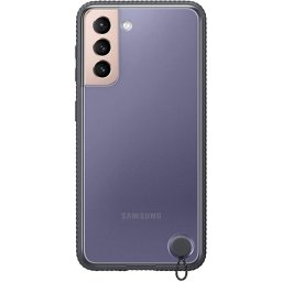 Samsung Clear Protective Cover Funda Negra para Samsung Galaxy S21 Plus