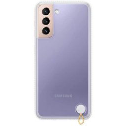 Samsung Clear Protective Cover Funda Blanca para Samsung Galaxy S21 Plus 5G