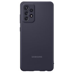 Samsung Silicone Cover Funda Negra para Samsung Galaxy A72
