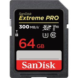 SanDisk Extreme PRO SDXC 64GB UHS-II U3 V90 Clase 10