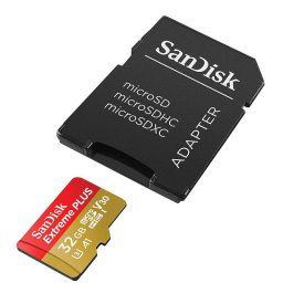 SanDisk Extreme Plus MicroSDHC 32GB Clase 10 U3 V30 UHS-I