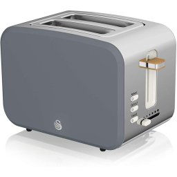 Swan Nordic Tostadora 2 Rebanadas 900W Gris