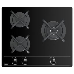 Teka GBC 63010 Placa de Gas Butano 3 Zonas Cristal Negro