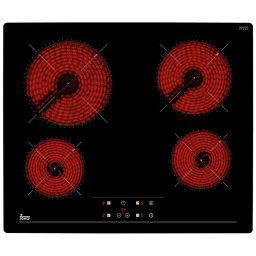 Teka TZ 6415 Placa Vitrocerámica 4 Zonas 60cm Negro