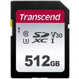 Transcend SDC300S SDXC 512GB UHS-I V30 Clase 10