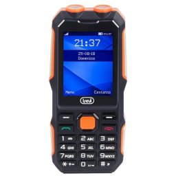 Trevi Forte 70 Teléfono Ruggerizado Negro/Naranja Libre