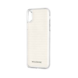 Moleskine Funda Transparente con Plantillas de Papel para iPhone XS Max