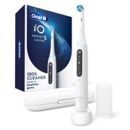 Oral-B iO5 Cepillo de Dientes Eléctrico Recargable + Estuche Blanco