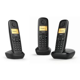 Gigaset A170 Teléfono Dect Trio Negro