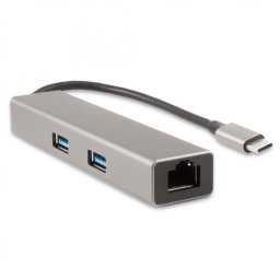 CoolBox MiniDOCK4 Hub Multipuerto USB-C a HDMI/RJ-45/USB 3.0