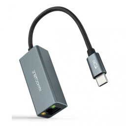 Nanocable Adaptador USB-C a Ethernet Gigabit Aluminio