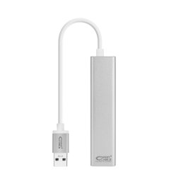 Nanocable Conversor USB 3.0 a Ethernet Gigabit + 3xUSB 3.0 15cm