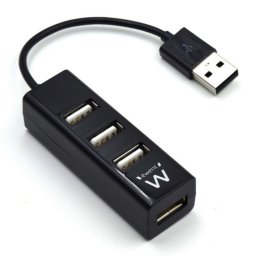 Ewent Mini-Hub 4 Puertos USB 2.0
