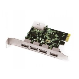 Tarjeta PCI-Express 4 Puertos USB3.0
