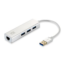 LevelOne USB-0503 Hub USB 3.0 a Gigabit/RJ-45/USB 3.0