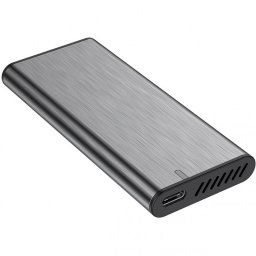 Aisens Ultra Data Caja Externa para Disco Duro SSD M.2 SATA USB-C 3.1 Gris