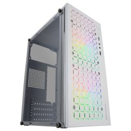 Mars Gaming MC-CORE Caja PC Micro-ATX Ultra-Compacta 2x Ventilador FRGB USB 3.0 Ventana Blanco