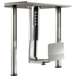 Roline Soporte para CPU Bajo Mesa Plata