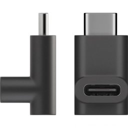 Goobay Adaptador para 2 Cables USB-C Negro