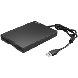 Sandberg USB Floppy Drive Lector de Disquetes Negra