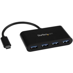 StarTech HB30C4AB Hub USB 3.1 Gen 1 Type-C 5000 Mbit/s Negro
