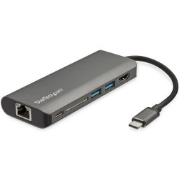 StarTech Adaptador Multipuertos con HDMI/Lector SD/USB/USB-C/PD 3.0