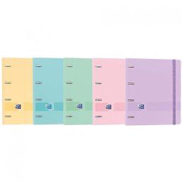 Oxford Live & Go EuropeanBinder Archivador con Recambio A4+ Colores Pastel Surtidos 1 Unidad