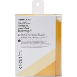 Cricut Joy Kit de Encartes para Tarjetas Crema/Dorado