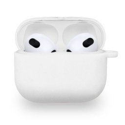 PcCom Essential Funda Protectora para AirPods 3 Blanca