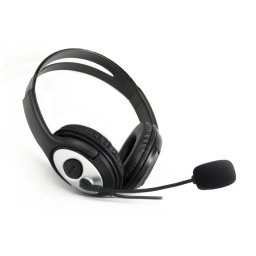CoolBox CoolChat 3.5 Auriculares con Micrófono Negro/Plata