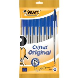 Bic Cristal Original Blister de 10 Bolígrafos Azul