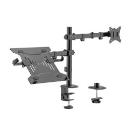 Aisens DTL32TSR-193 Soporte de Mesa para Portátil/Monitor/TV hasta 9Kg de 17-32 Negro