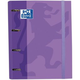 Oxford Classic EuropeanBinder Carpeblock Archivador con Recambio A4+ Malva
