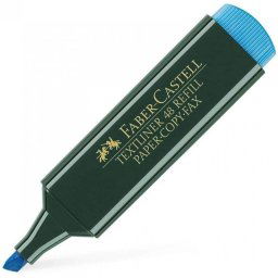 Faber Castell Textliner 48 Caja de 10 Marcadores Fluorescentes Azul