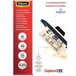 Fellowees Fundas de Plastificar A4 125 Micras 100 Unidades