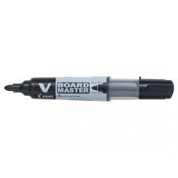 Pilot V Board Master Caja 10 Rotuladores Punta de Fibra 6mm para Pizarra Negro