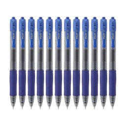 Pilot G-2 Caja 12 Bolígrafos Tinta de Gel Retráctil Azules