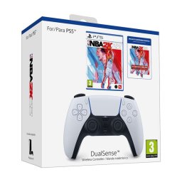 Sony DualSense PS5 + Juego NBA 2K22 Edición Estándar + Lote Jumpstart NBA 2K22