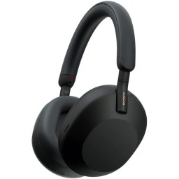 Sony WH1000XM5B.CE7 Auriculares Inalámbricos con Cancelación de Ruido Negros + Funda Rígida