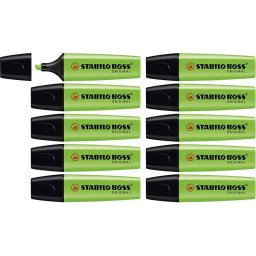 STABILO Boss Original 1 Marcador Fluorescente Verde
