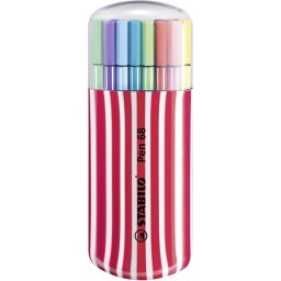 STABILO Pen 68 Estuche Premium Zebrui de 20 Rotuladores