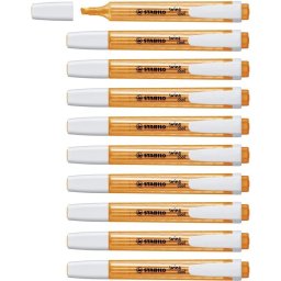 STABILO Swing Cool 10 Marcadores Fluorescentes Naranjas