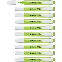 STABILO Swing Cool 10 Marcadores Fluorescentes Verdes