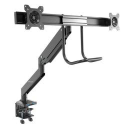 StarTech Soporte VESA Ajustable Montaje 2 Monitores 2 USB 3.0 Grommet