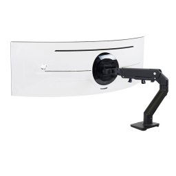 Ergotron HX Soporte de Escritorio para Monitor hasta 49" VESA 100x100 Máx 19.1kg con Pivote HD Negro
