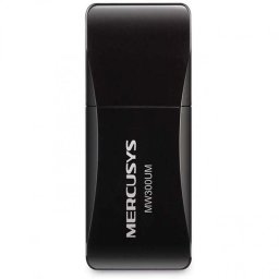 Mercusys MW300UM Mini Adaptador USB Inalámbrico N300